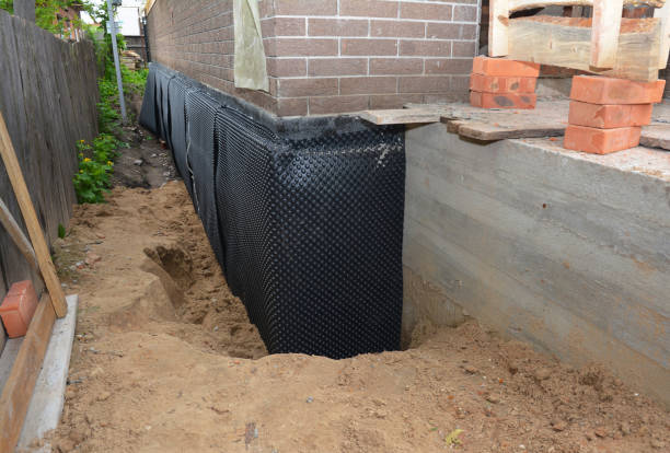 Crawl space vapor barrier installation in Ramsey, MN